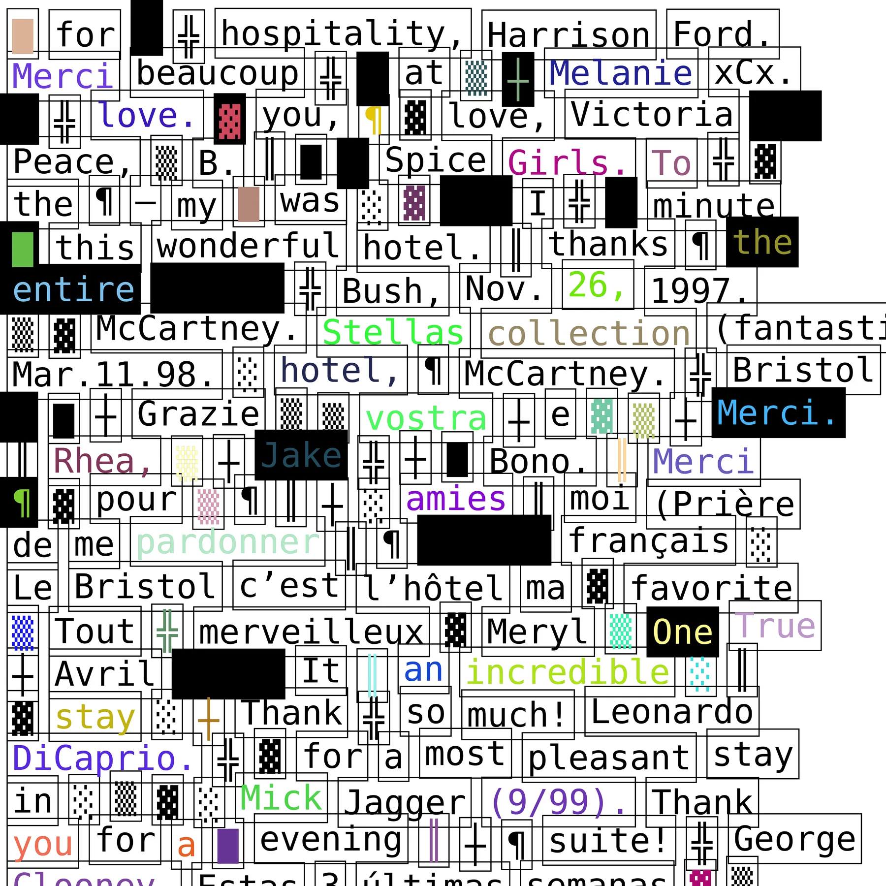 Output #3 of Miniscriber, Le Bristol Paris edition